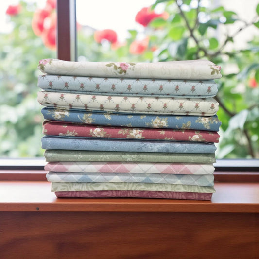 Just Rosy ~ Fat Quarter Bundle 11 pcs