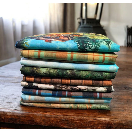 Outdoor Adventures ~ Fat Quarter Bundle 9pcs