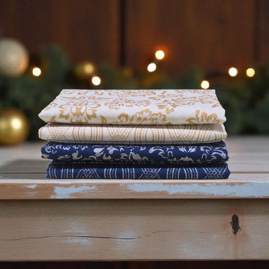Elegant Keepsakes ~ Fat Quarter Bundle ~ 4 pcs