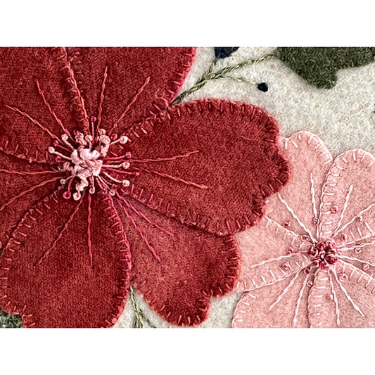 Karen Yaffe Designs | Summer Romance Wool Applique Pattern