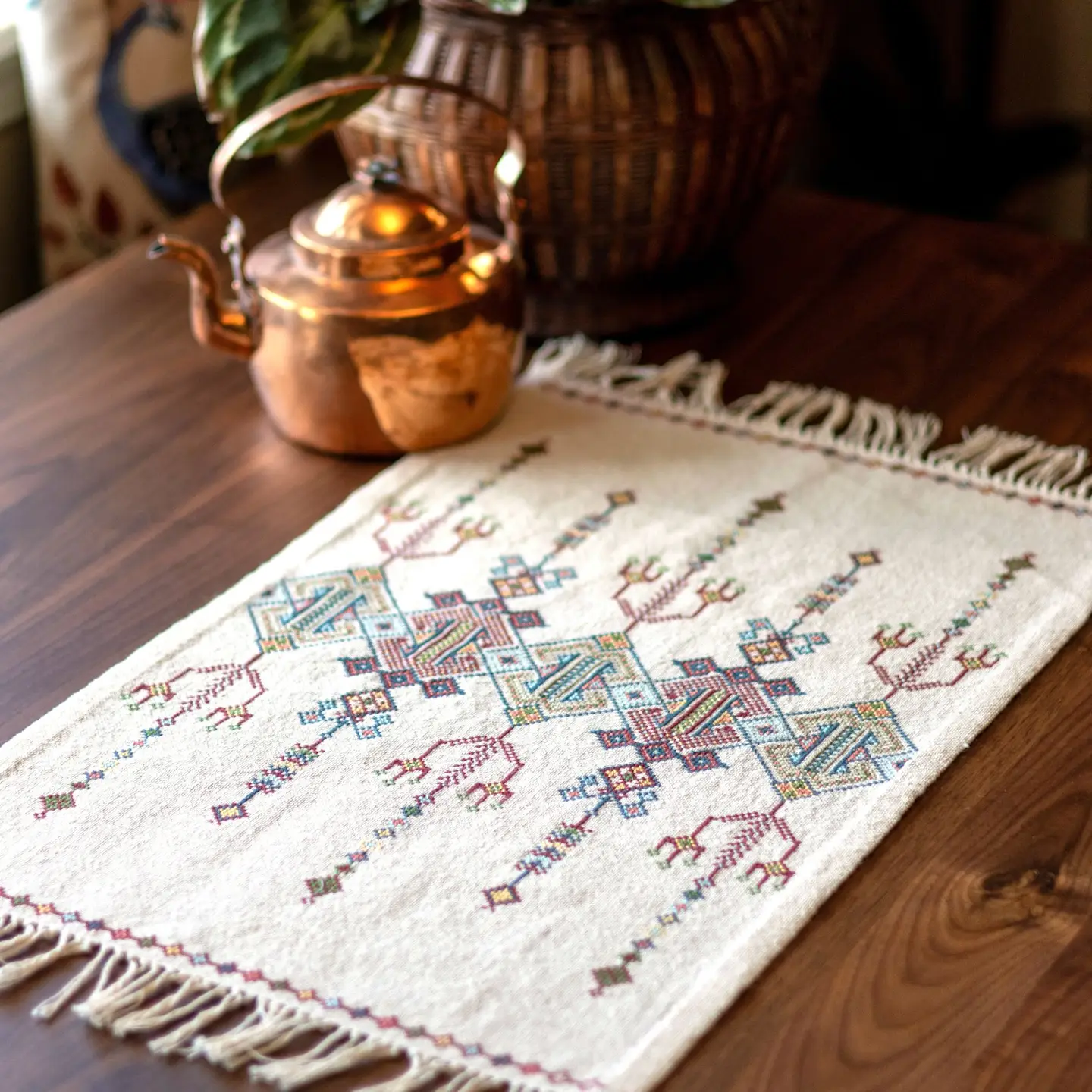 Avlea Folk Embroidery | Kolimbari Diamonds Cross Stitch Kit