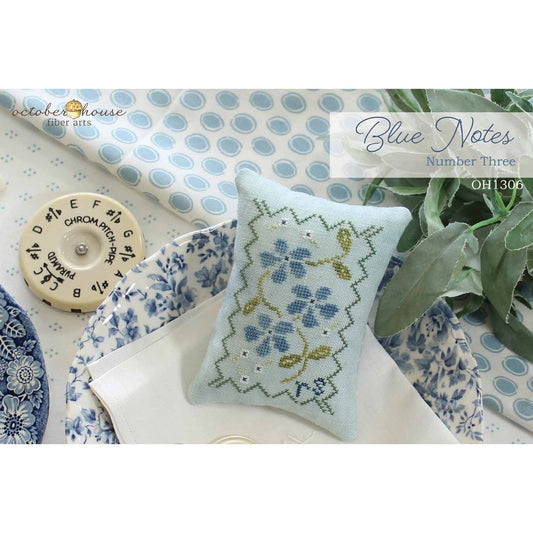 October House Fiber Arts  | Blue Notes - Number 3 MARKET 2026