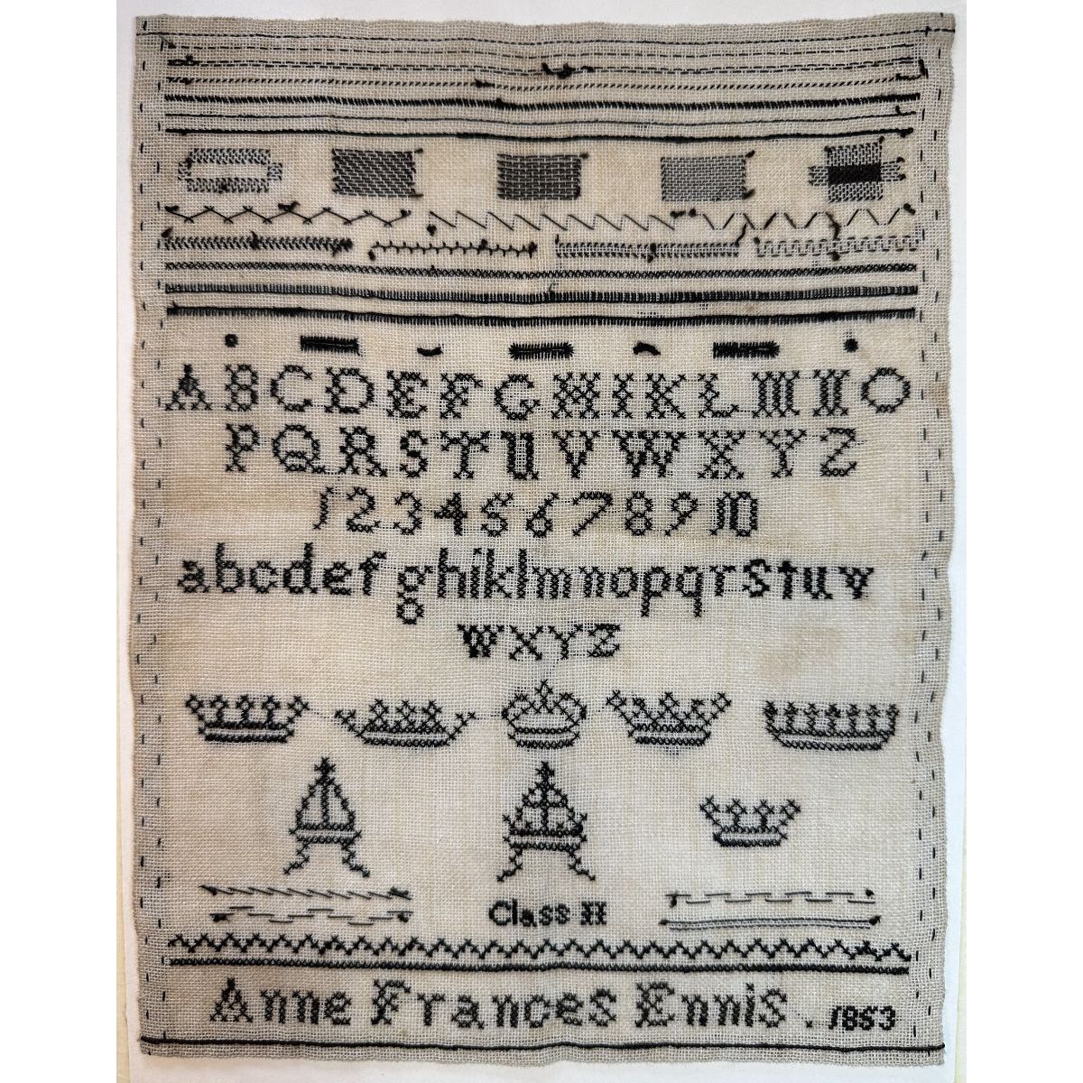 Cross Stitch Antiques | Anne Frances Ennis 1853 NM2026