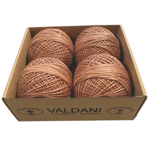 H206 Washed Orange Crochet Cotton Size 3