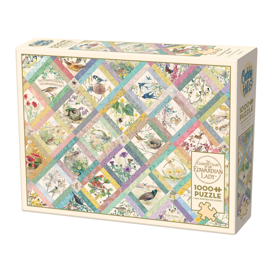 Cobble Hill Puzzles | Country Diary Quilt Jigsaw Puzzle