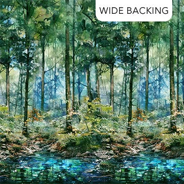 Serenity Springs ~ Green Wide Back ~ B29066-78