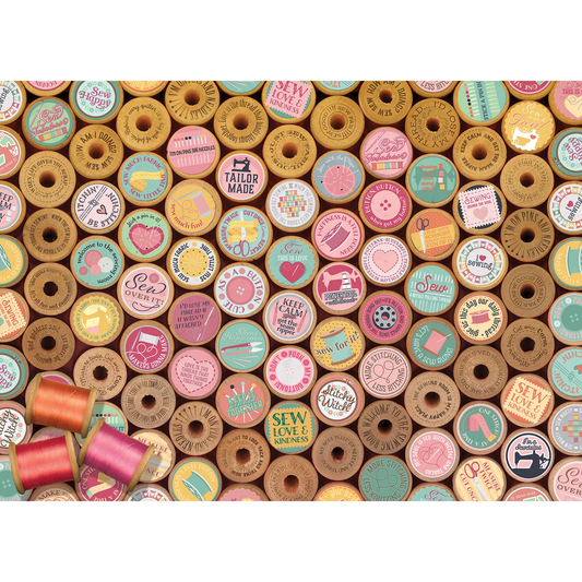 Cobble Hill Puzzles | Sew Happy! Jigsaw Puzzle