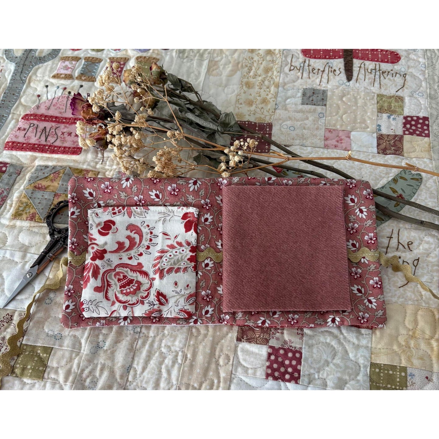 Pansy Patch Quilts & Stitchery  | Chocolate Bunnies Needle Book MARKET 2026
