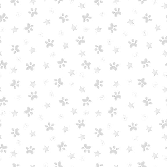 Little North Flannel ~ Gray Paws - F402154-GRAY