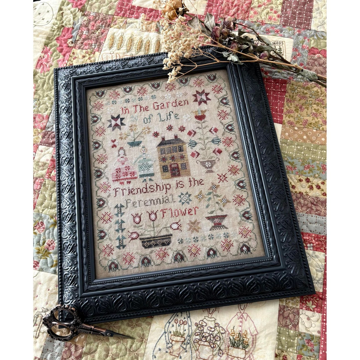 Pansy Patch Quilts & Stitchery  | Perennial Flower Sampler MARKET 2026