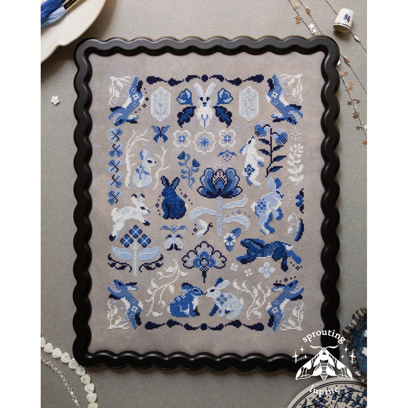 Sprouting Lupine | Delft Bunnies NM2026