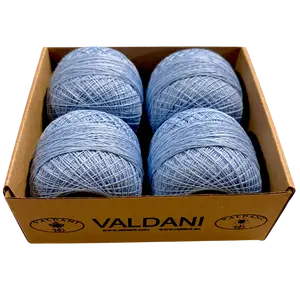 205 Soft sky Blue Crochet Cotton Size 3