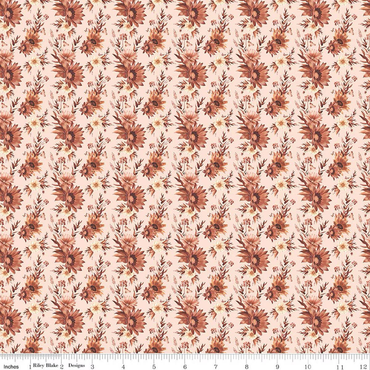 Harvest on the Prairie ~ Latté Floral - C18282-LATTE