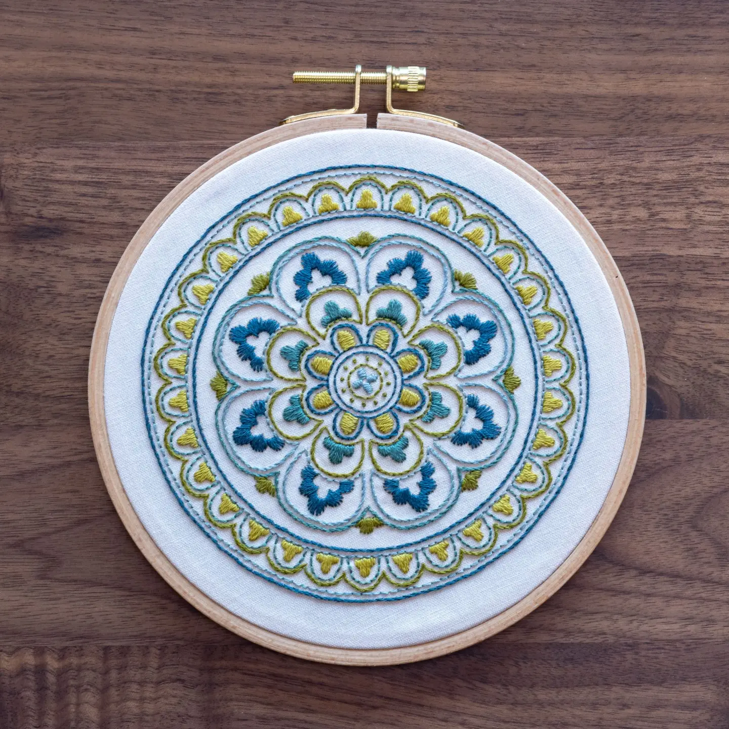 Avlea Folk Embroidery | Myra Medallion Embroidery Kit