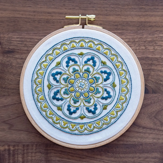 Avlea Folk Embroidery | Myra Medallion Embroidery Kit