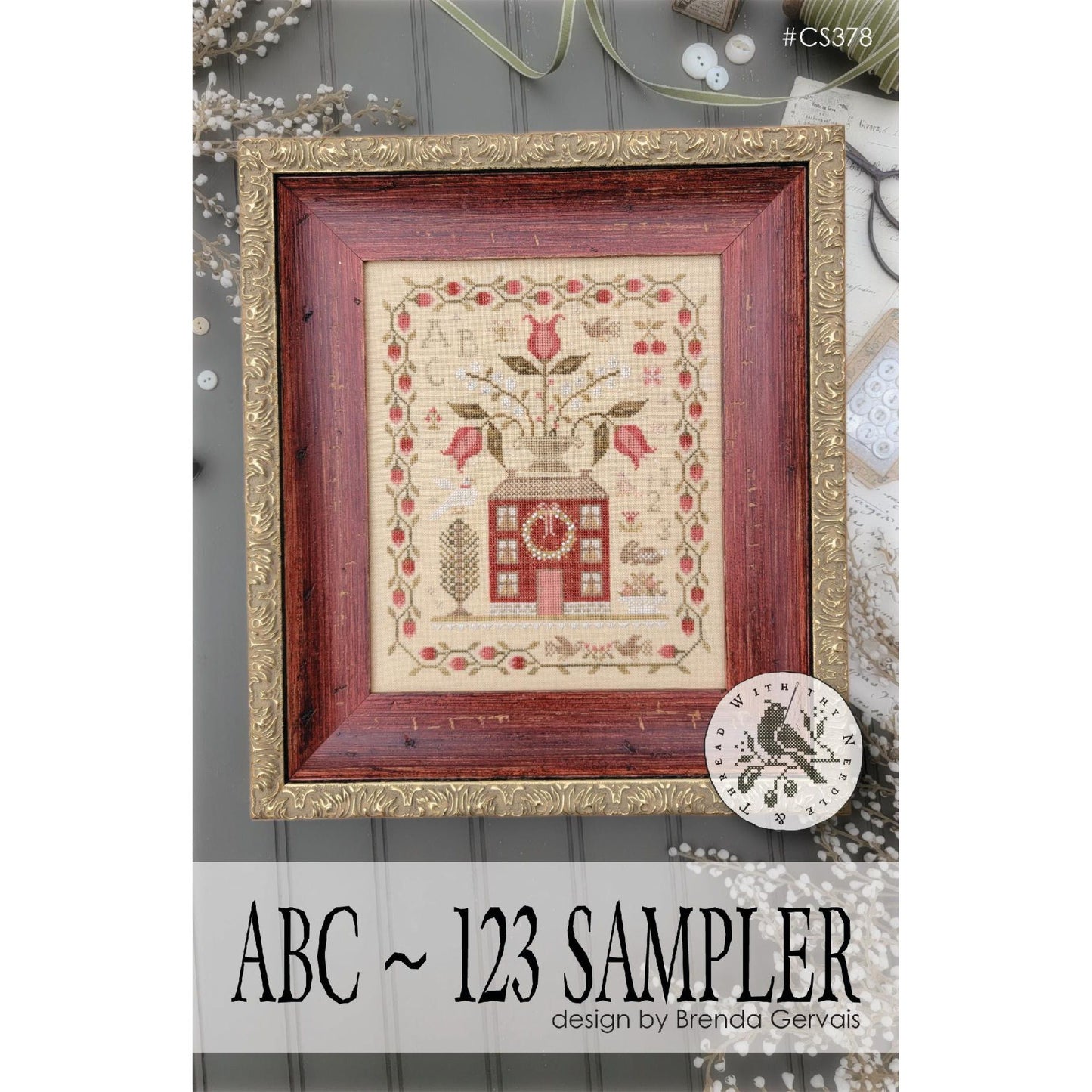 With Thy Needle & Thread  | ABC ~ 123 Sampler﻿ MARKET 2026