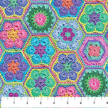 Topsy Turtles ~ Crochet Hexie - DP29319-74
