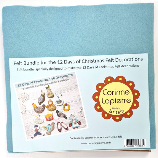 Corrine Lapierre | Felt Bundle For 12 Days of Christmas Book