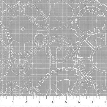 Little Builders ~ Cogwheels Gray - 91357-92