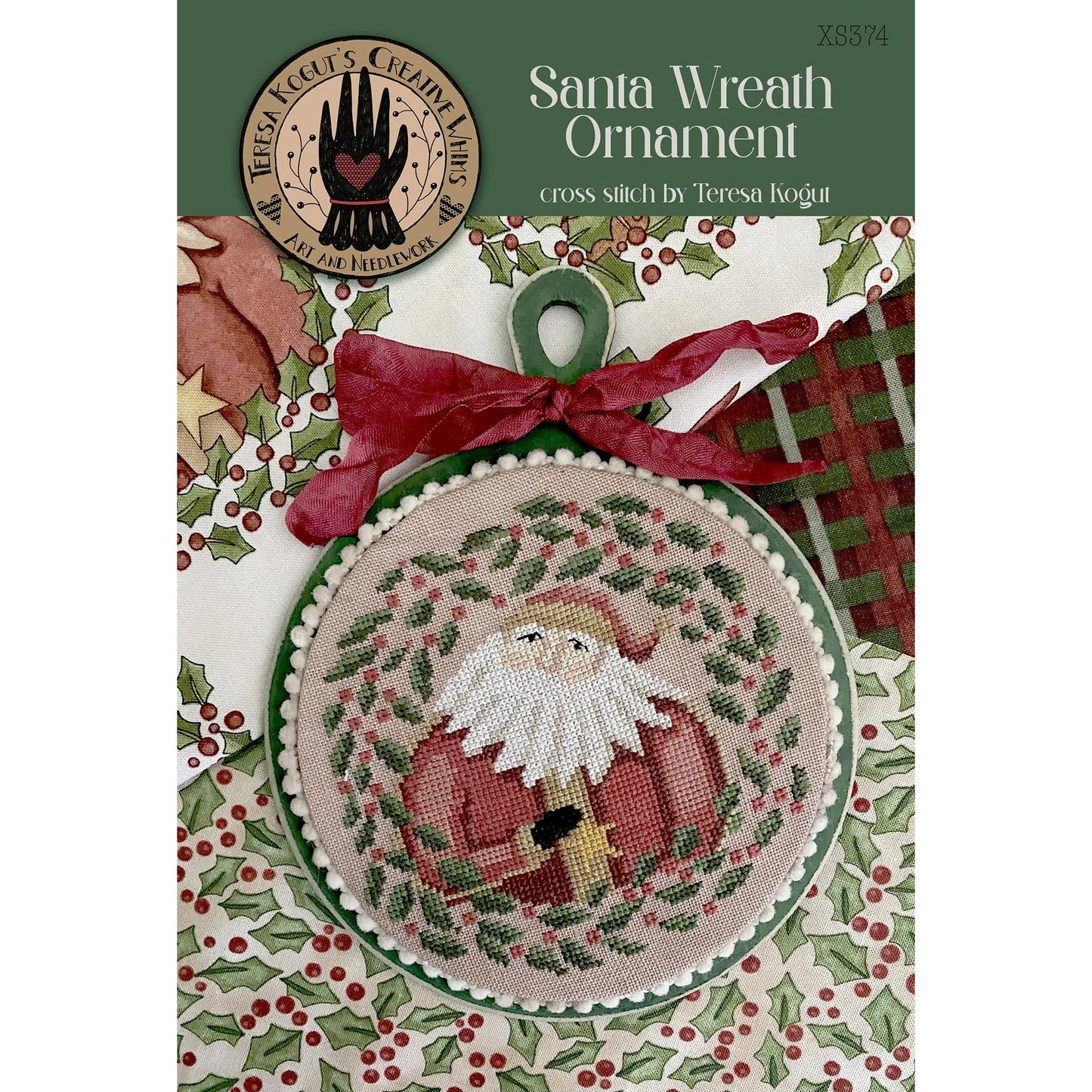 Teresa Kogut | Santa Wreath Ornament