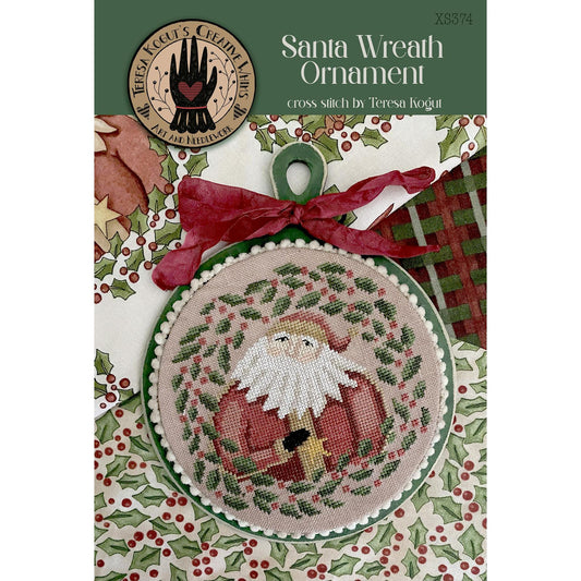Teresa Kogut | Santa Wreath Ornament