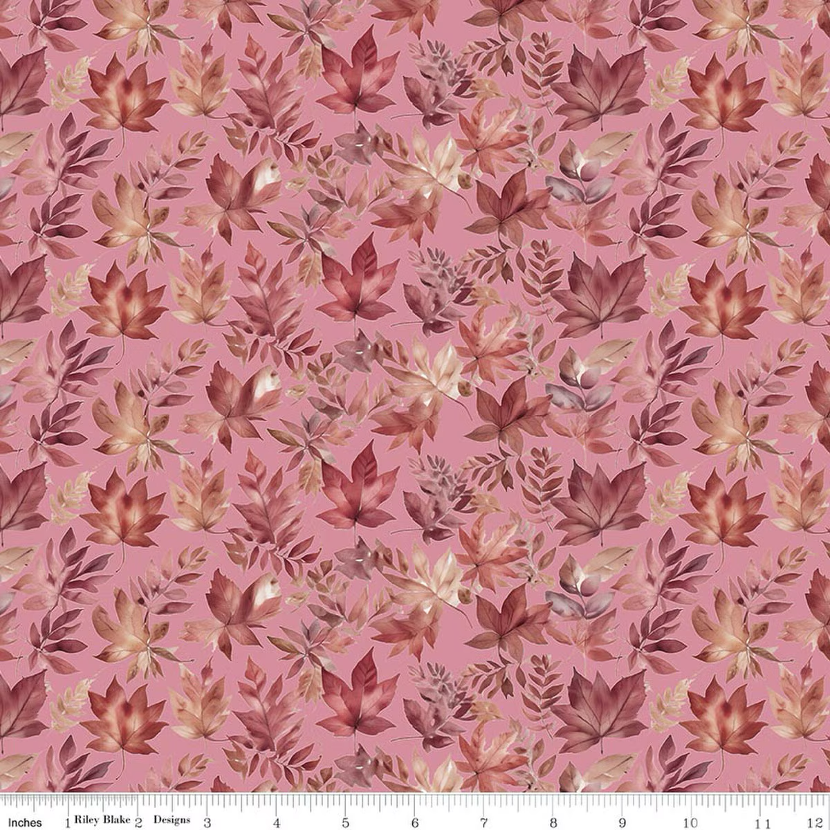 Harvest on the Prairie ~ Pink Leaves - C18281-PINK
