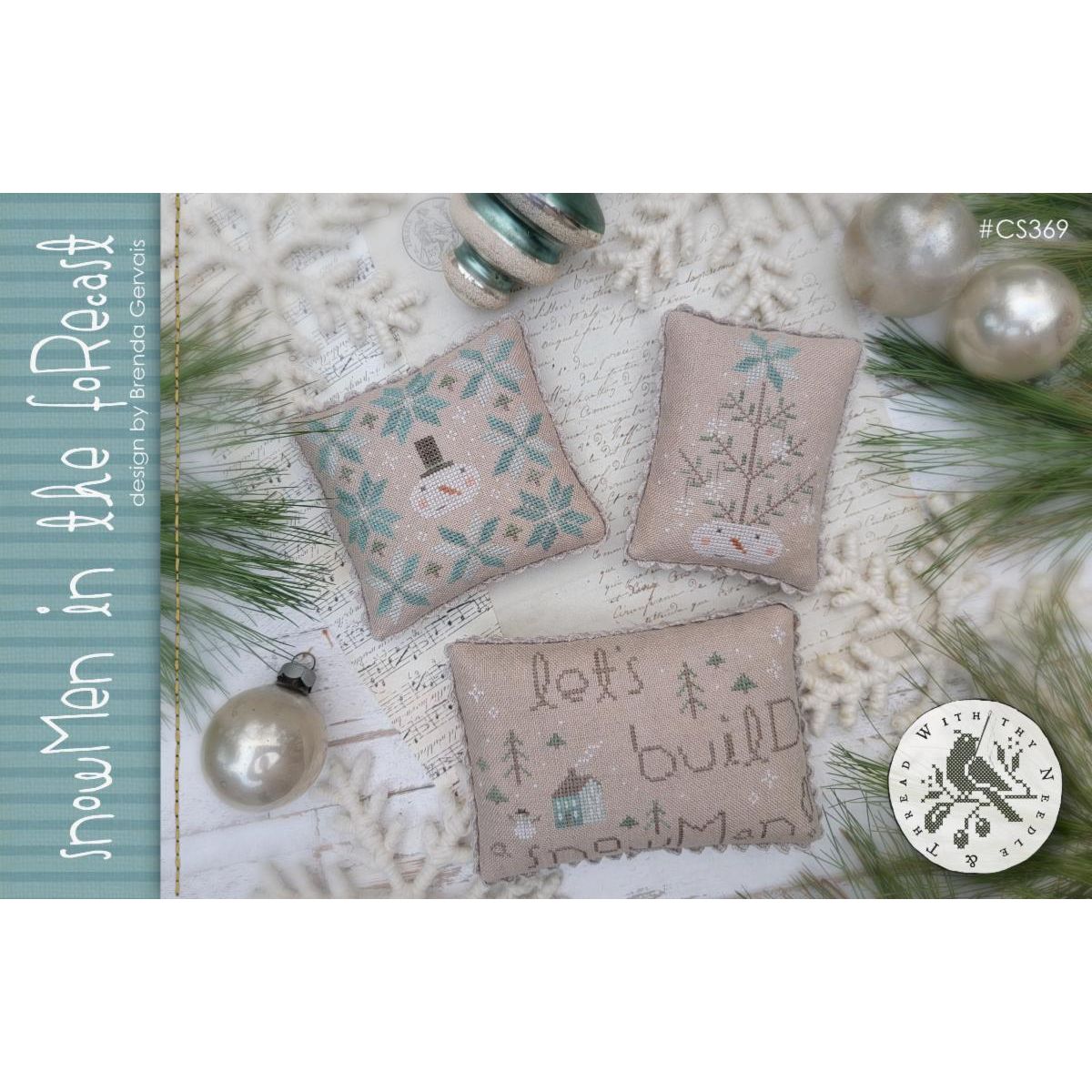 With Thy Needle & Thread | Snowmen in the Forest