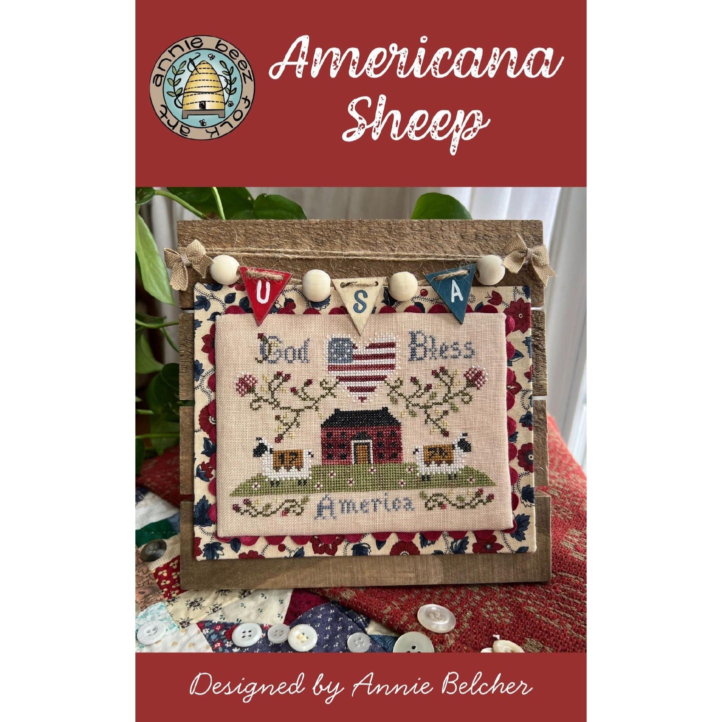 Annie Beez Folk Art  | Americana Sheep MARKET 2026