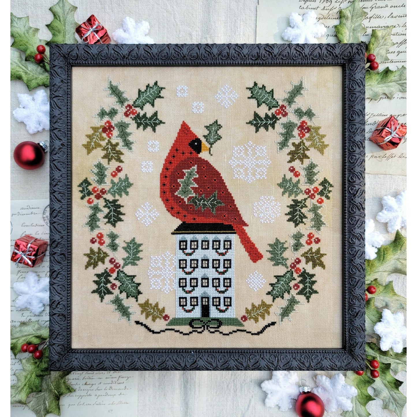 Kathy Barrick | Holly Wreath NM25