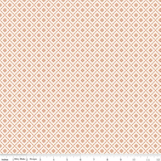 Harvest on the Prairie ~ Suede Floral Geo - C18287-SUEDE