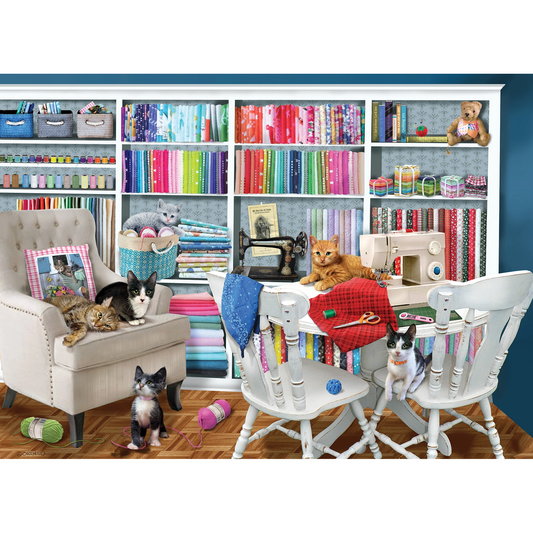 Cobble Hill Puzzles | Sewing Room Jigsaw Puzzle