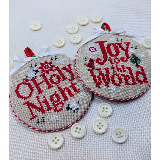 Stitches by Ethel | Joyful Christmas Ornaments 2025 NM25