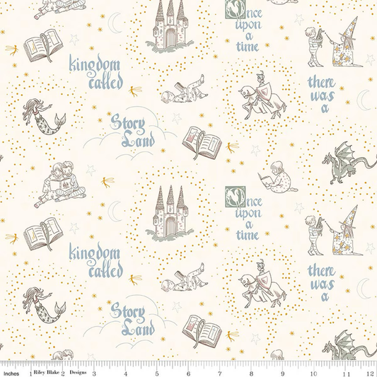 Story Land ~ Once Upon a Time Cream - C18301-CREAM