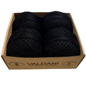 1 Black Crochet Cotton Size 3
