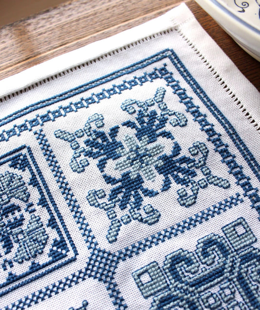 Avlea Folk Embroidery | Mediterranean Sampler Cross Stitch Kit
