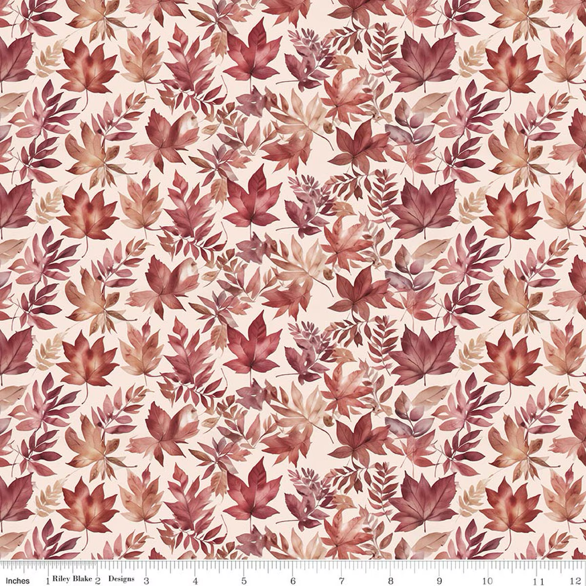 Harvest on the Prairie ~ Latté Leaves - C18281-LATTE