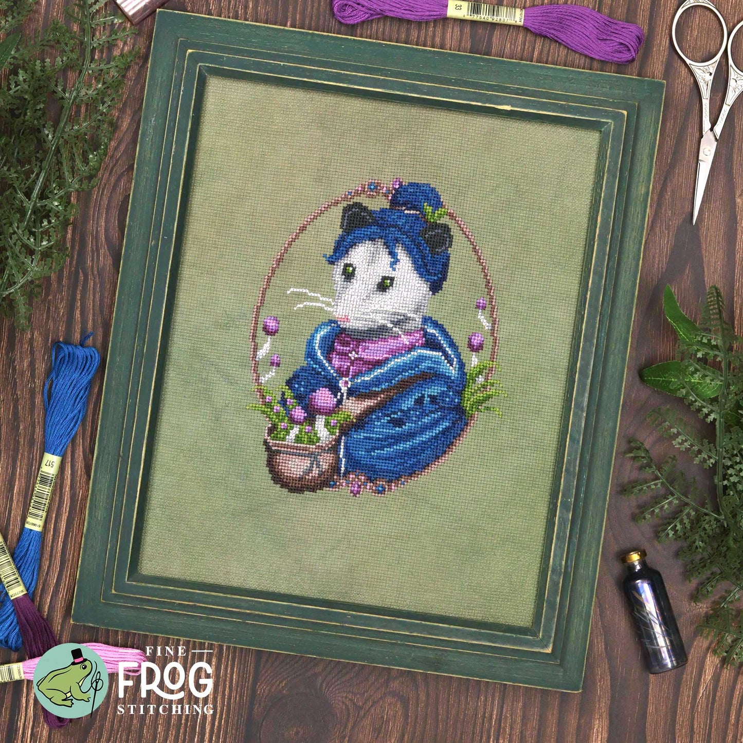 Fine Frog Stitching | Opossum Forager MARKET 2026