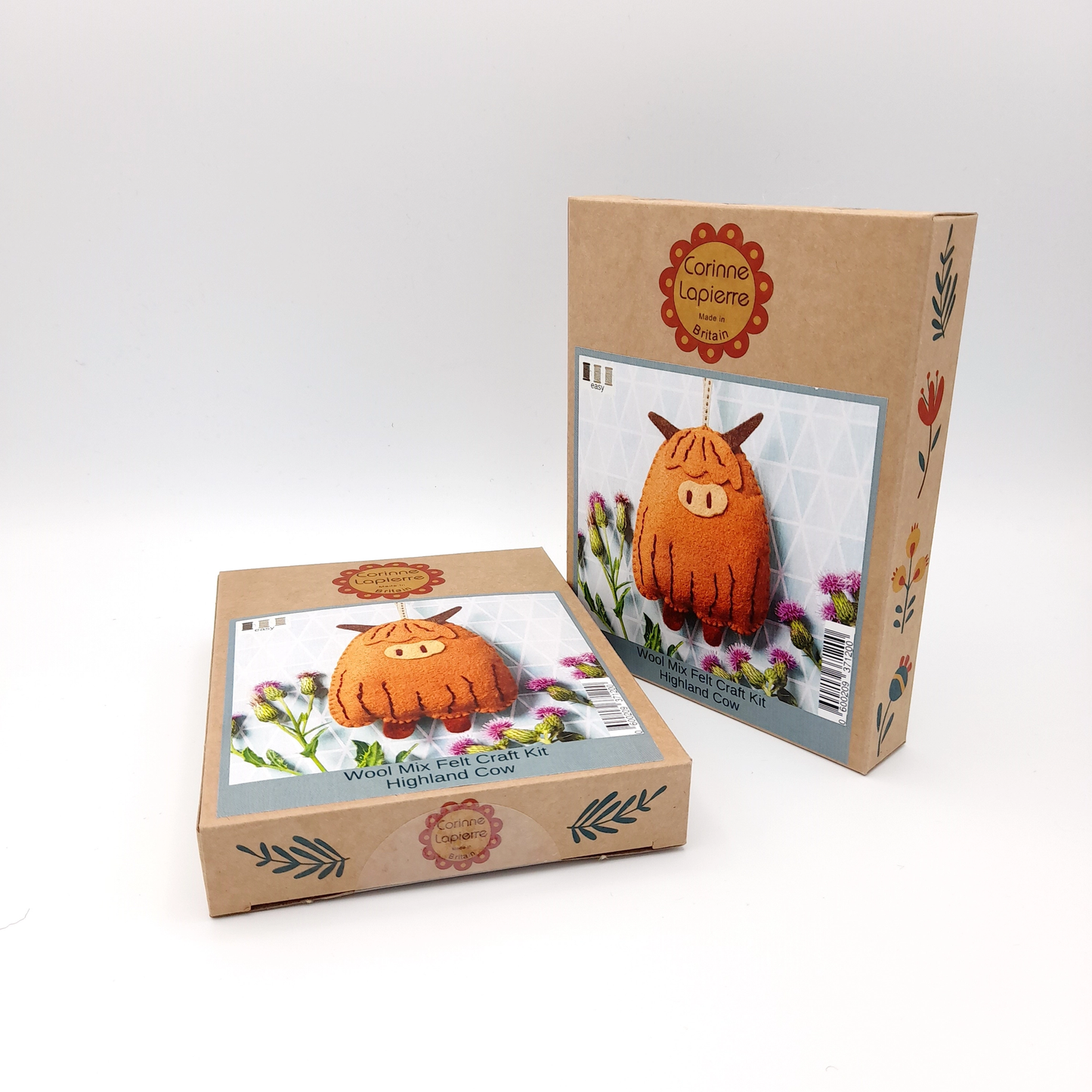 Corrine Lapierre | Highland Cow Felt Craft Mini Kit