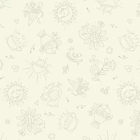 My Sewing Circle ~ Cream Large Allover - R562216D-CREAM