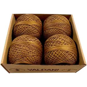 P5 Tarnished Gold Crochet Cotton Size 3