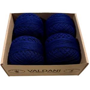 106 Rich Cobalt Blue Crochet Cotton Size 3