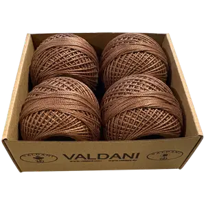 196 Golden Brown Crochet Cotton Size 3
