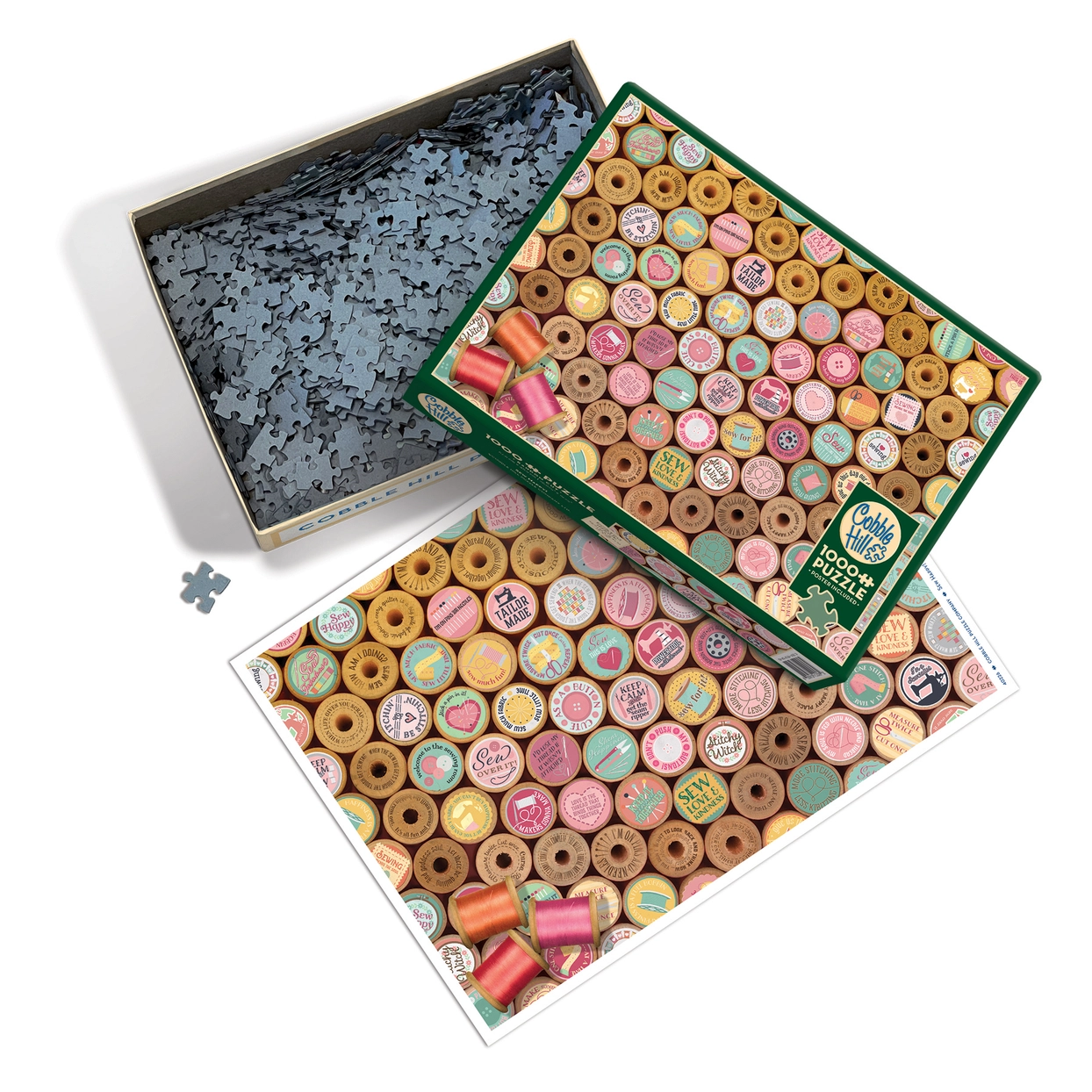 Cobble Hill Puzzles | Sew Happy! Jigsaw Puzzle