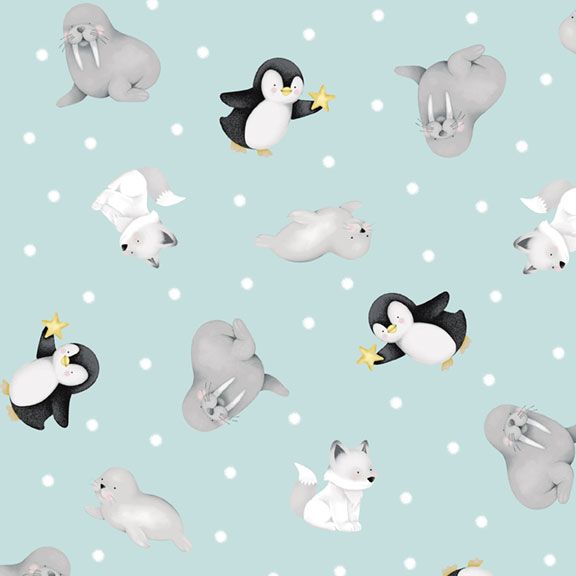 Little North Flannel ~ Animal Toss - F402150-MULTI