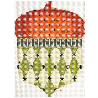 Kelly Clark | Hallowed Harlequin Acorn Needlepoint Canvas