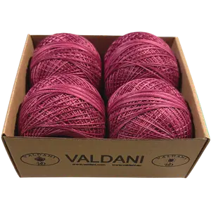 O522 Raspberry Crochet Cotton Size 3