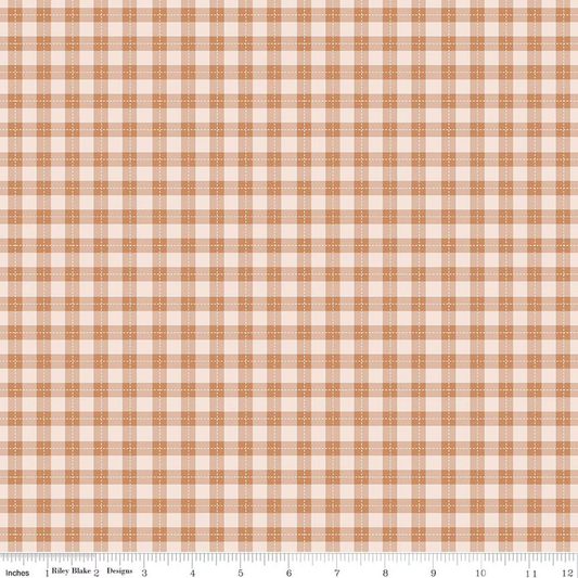Harvest on the Prairie ~ Suede Plaid - C18288-SUEDE