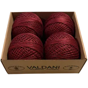 1334 Rusty Burgundy Crochet Cotton Size 3