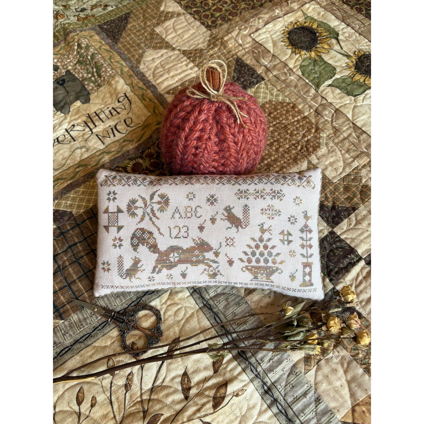 Pansy Patch Quilts & Stitchery | Sassy Squirrel Pinkeep NM2026