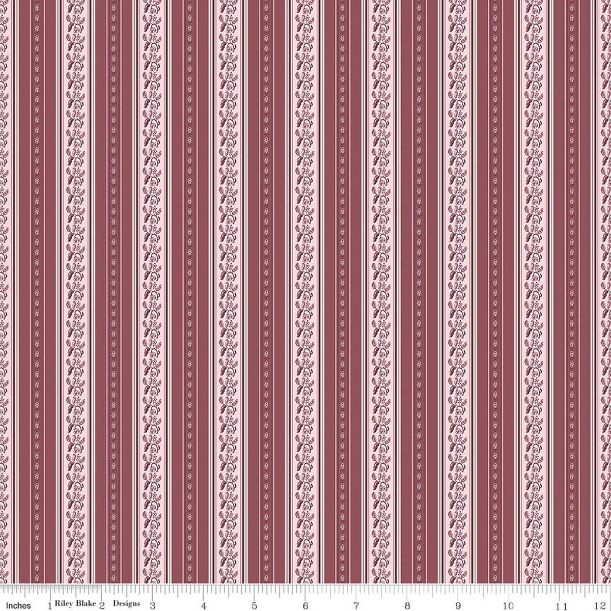 Harvest on the Prairie ~ Wine Stripe - C18286-WINE